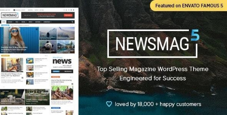 Newsmag v5.4.3 NULLED – news WordPress template