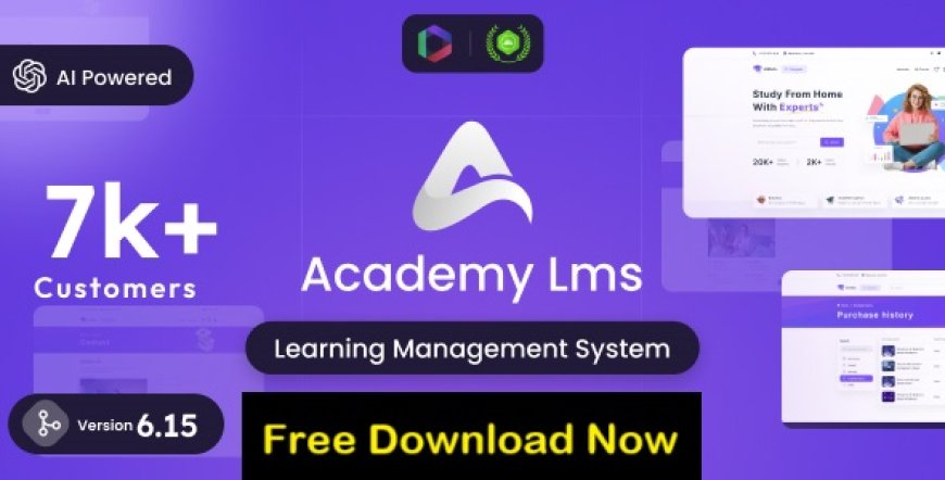 Download Free  Academy LMS v6.15 - Learning Management System Course-Based Learning Management System PHP Script - nulled